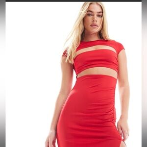 ASOS cut out bodycon dress, NWT